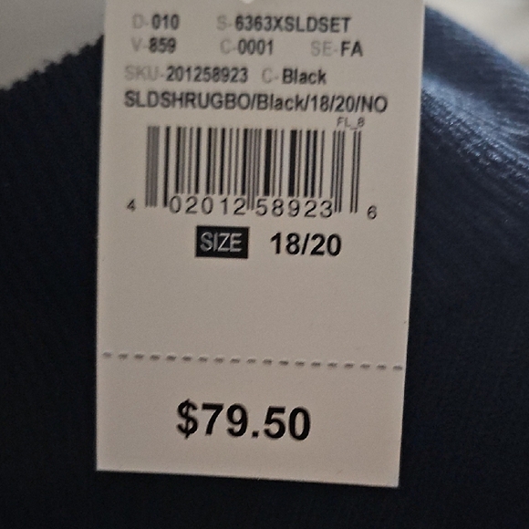 Ashley Stewart Black Long Sleeve Dress - Picture 3 of 5